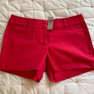 NWT Ann Taylor Red City Shorts Sz 6P